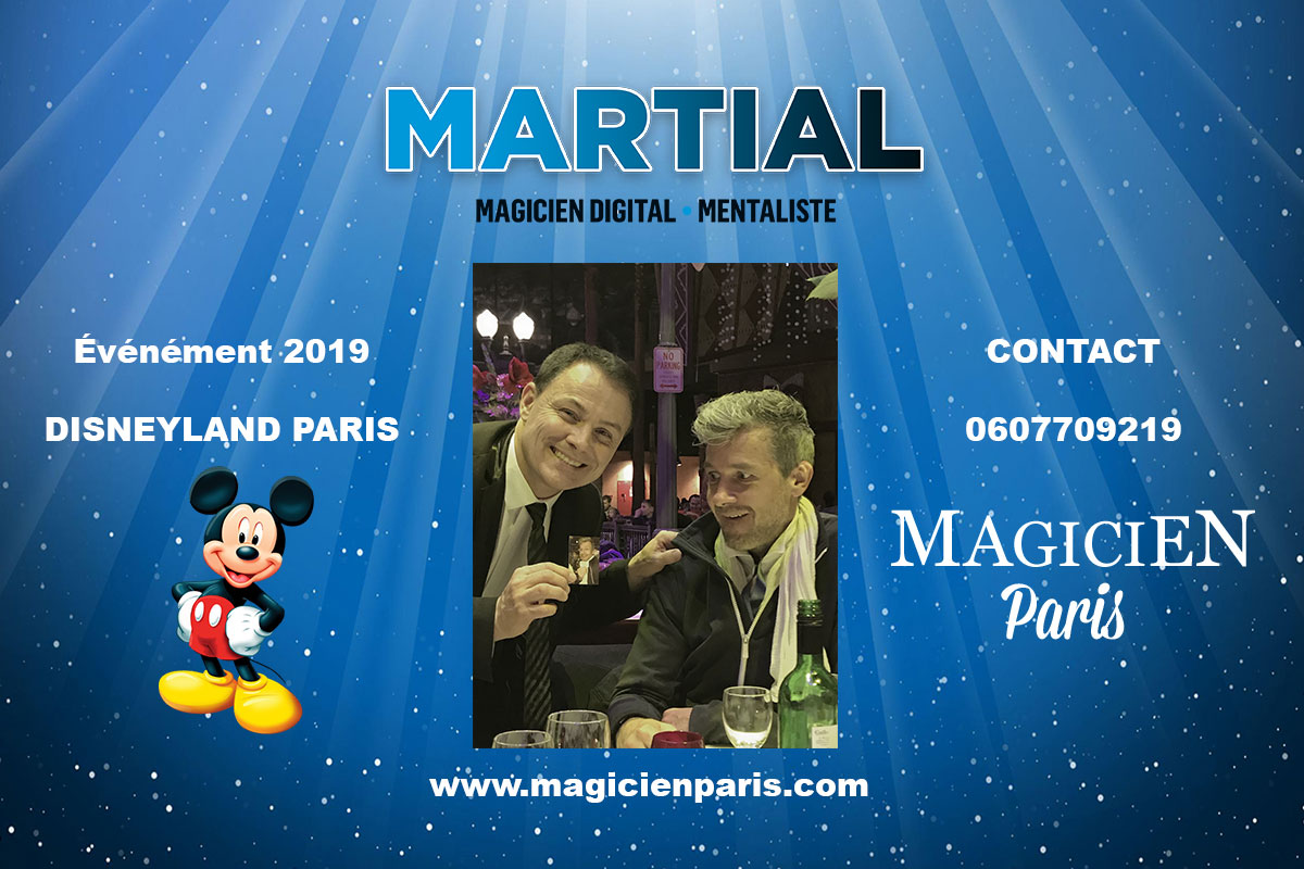 Magicien mentaliste Disneyland Paris